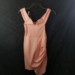 Peachy mini dress
